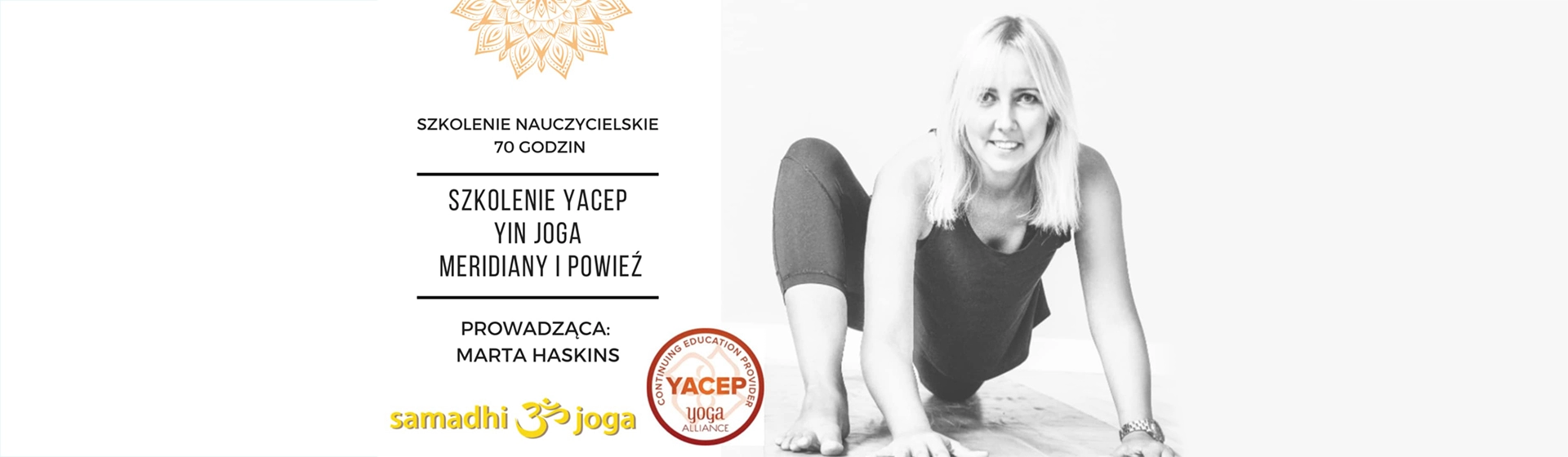 baner reklamowy Yin Yoga